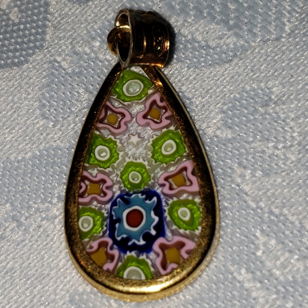 Sterling Silver Glass Pendant